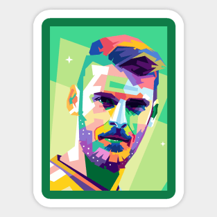 DE GEA WPAP POP ART Sticker